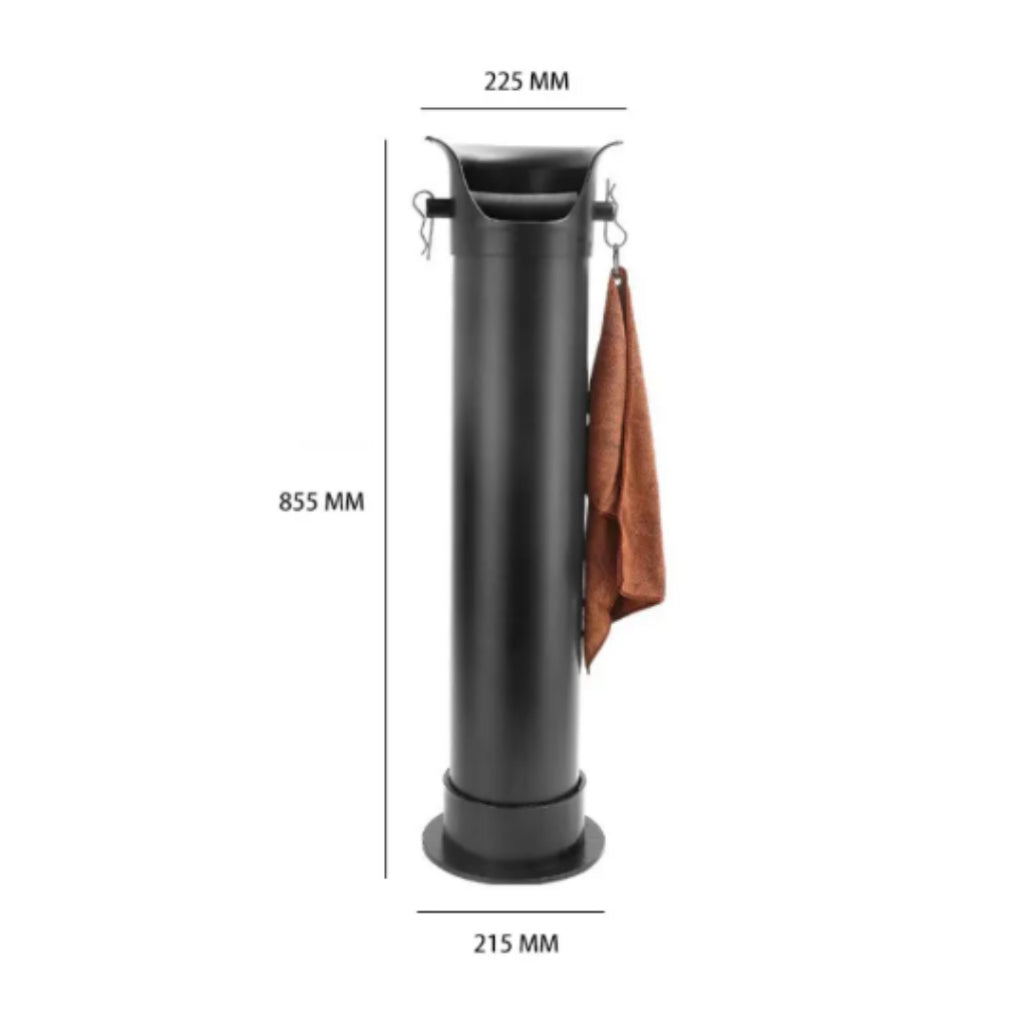 Standing Knock Box | Large Capacity Coffee Bin | Knock Bucket Tall with cloth Knockbox High Quality