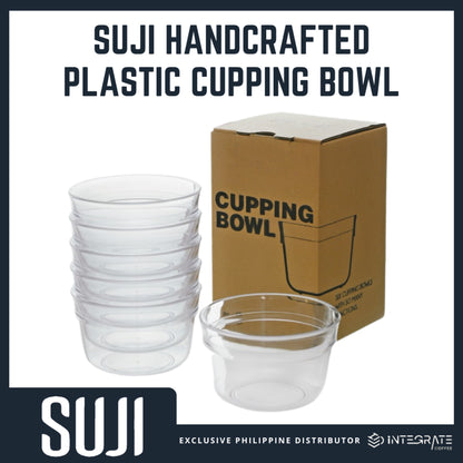 SUJI Handcrafted Plastic Coffee Cupping Bowl | 6 CUPS PER SET