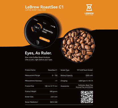 LEBREW ROASTSEE C1 - COFFEE ROAST ANALYZER