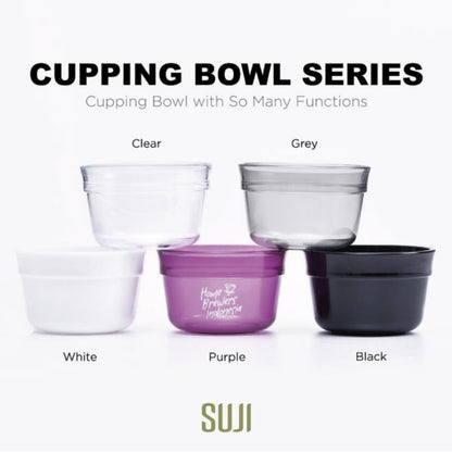 SUJI Handcrafted Plastic Coffee Cupping Bowl | 6 CUPS PER SET