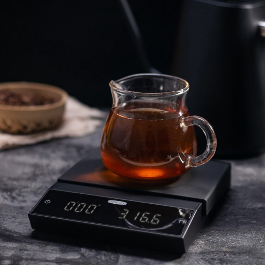 FELICITA Incline Drip Coffee Scale | With Timer Bluetooth Smart Espresso Electronic Coffee Scale