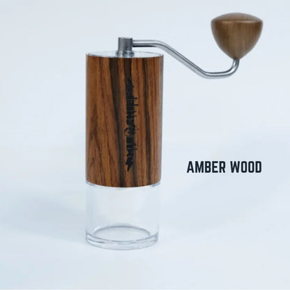 New MISCHIEF M40 in Wood tone | Manual Coffee Hand Grinder | Red Axle