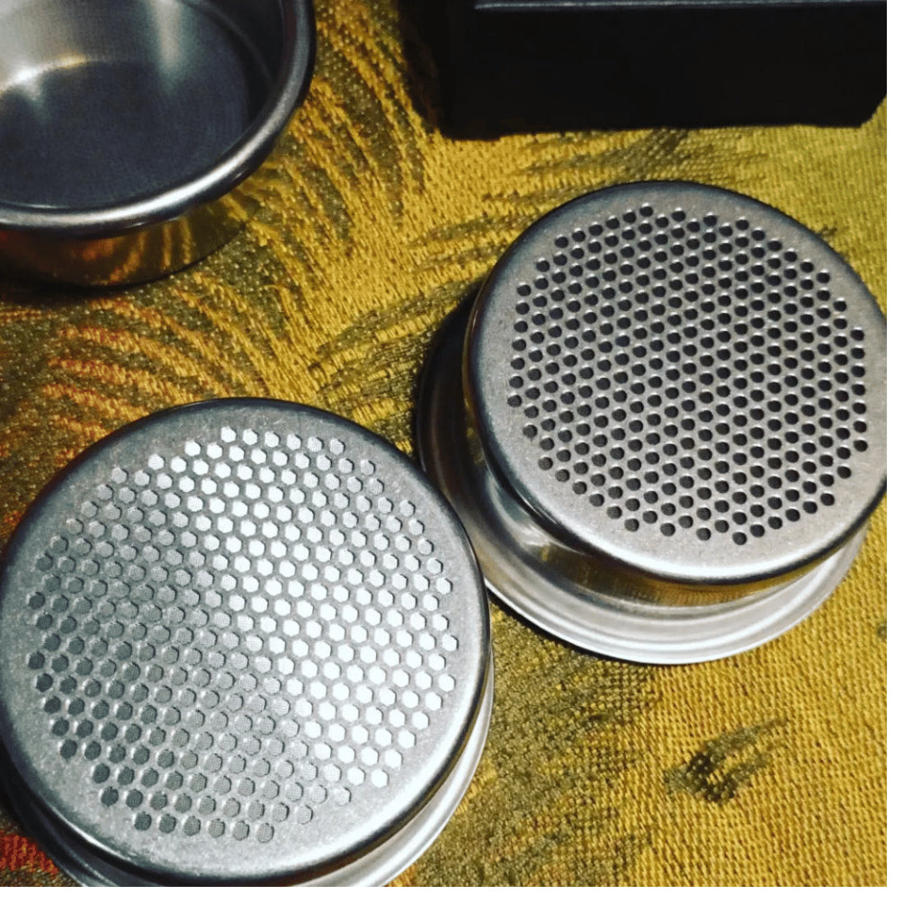 MISCHIEF Coffee Espresso Basket | HONEYCOMB, Micro Sieve 18g / 20g | Super fine filter screen