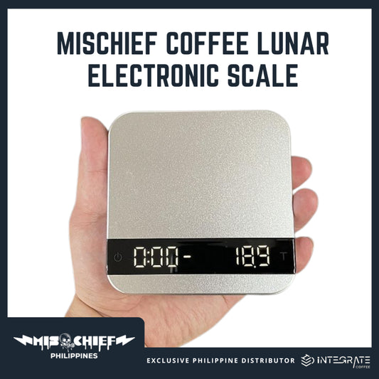 MISCHIEF Electronic Coffee Lunar Scale | Ultra-thin Hand Punch Intelligent Automatic Timing