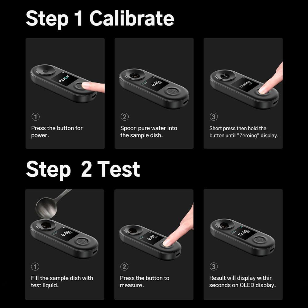 DiFluid R2 Extract Digital Brix Refractometer |Coffee TDS Refractometer | Multi-Test Modes