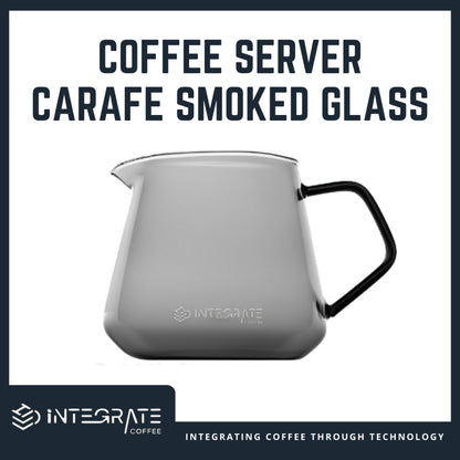 Coffee Server Carafe Smoked Glass 600ml