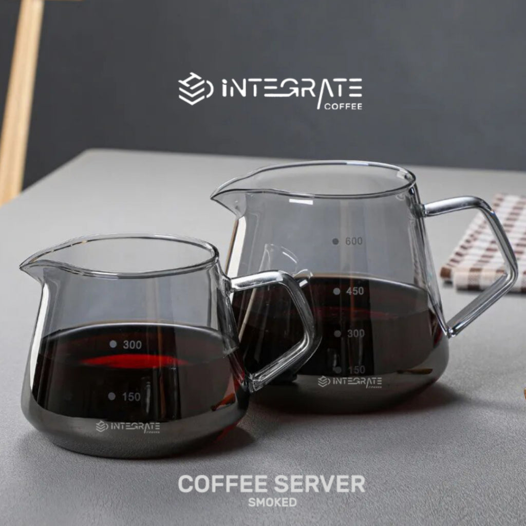 Coffee Server Carafe Smoked Glass 600ml