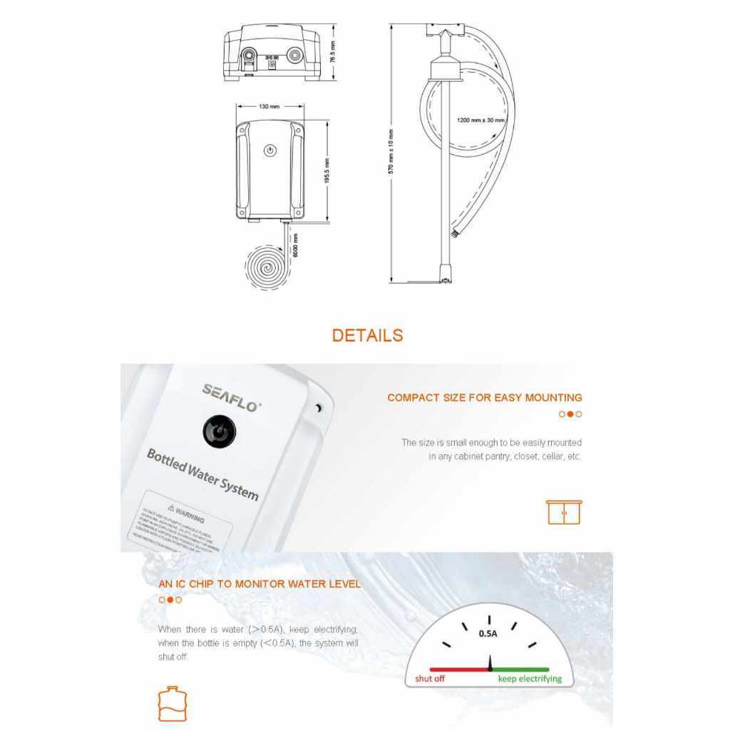 SEAFLO Bottled Water Dispensing Pump