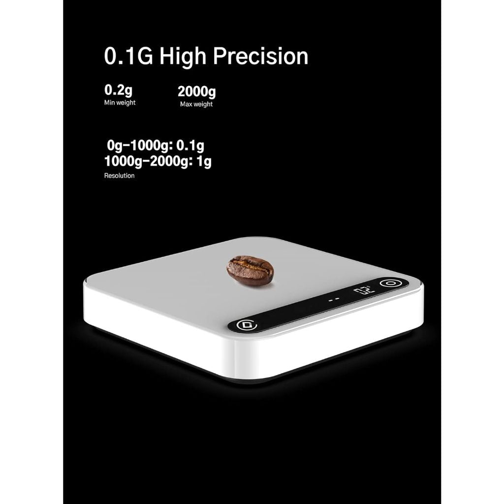 DiFluid Microbalance Coffee Scale | High Precision Scale with Timer and Flow Rate Tracking